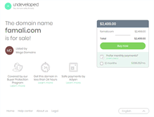 Tablet Screenshot of famali.com